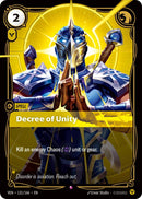Image for Decree of Unity (131/166) (VEN) - Riftbound: League of Legends Trading Card Game