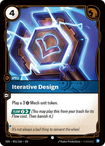 Image for Iterative Design (051/166) (VEN) - Riftbound: League of Legends Trading Card Game