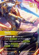 Image for Kayle, Justified (Overnumbered) (185/166) (VEN) - Riftbound: League of Legends Trading Card Game