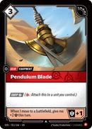 Image for Pendulum Blade (011/166) (VEN) - Riftbound: League of Legends Trading Card Game