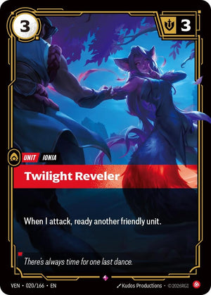 Image for Twilight Reveler (020/166) (VEN) - Riftbound: League of Legends Trading Card Game