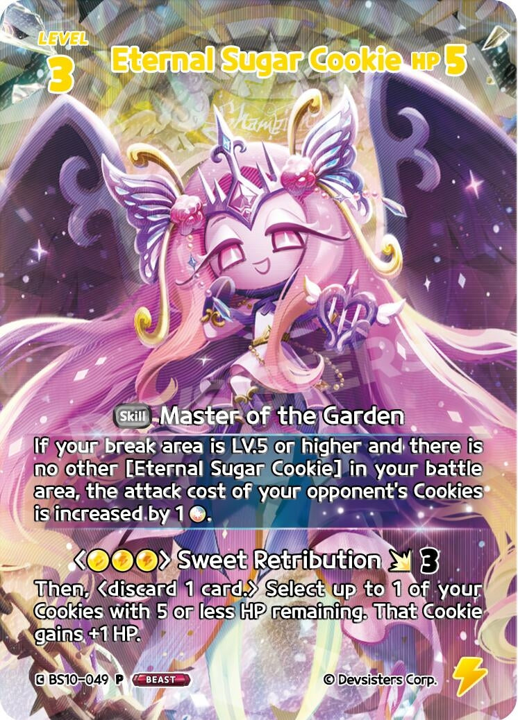 Image for Eternal Sugar Cookie (WCS) (BS10-049) (P) - CookieRun: Braverse TCG