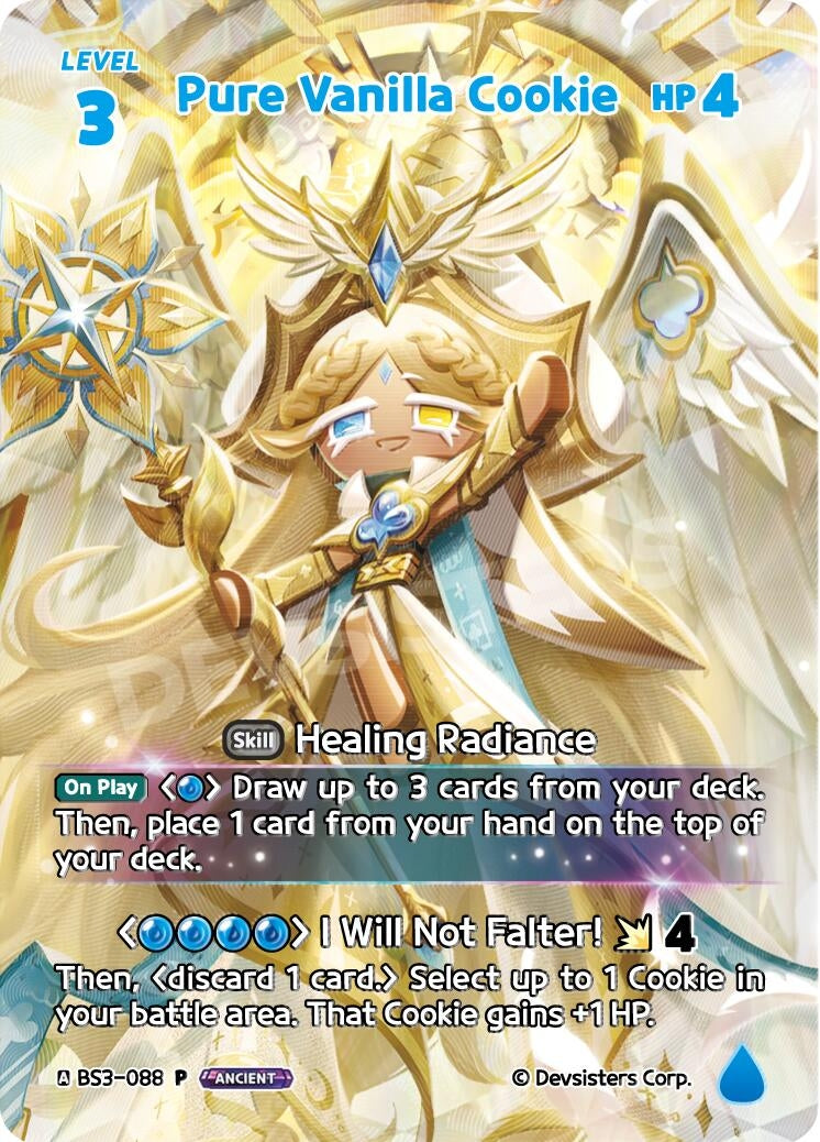Image for Pure Vanilla Cookie (WCS) (BS3-088) (P) - CookieRun: Braverse TCG