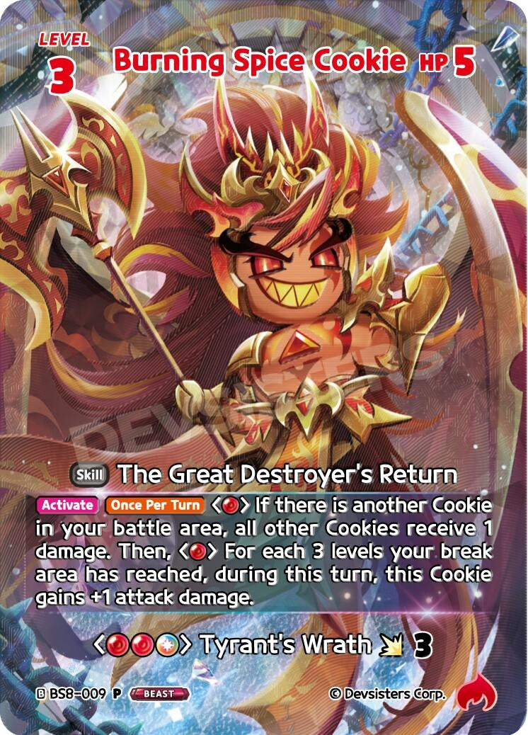 Image for Burning Spice Cookie (WCS) (BS8-009) (P) - CookieRun: Braverse TCG