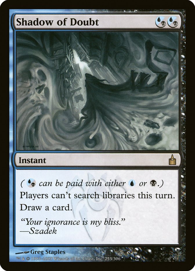 Ombre de doute [Ravnica : Cité des Guildes]