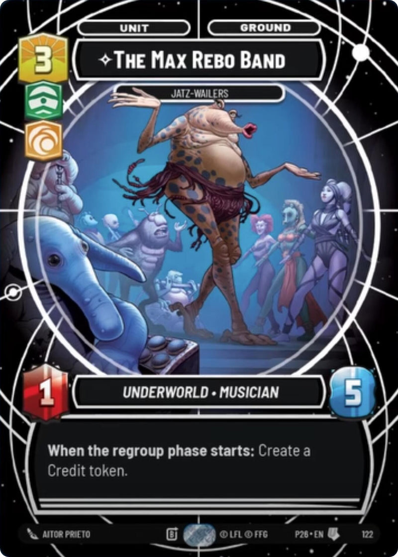 Image for The Max Rebo Band - Jatz-Wailers (122) (P26) - Star Wars: Unlimited