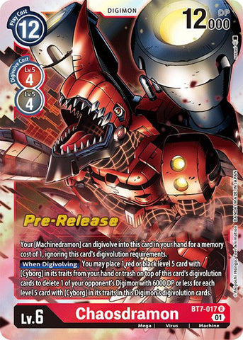 Chaosdramon [BT7-017] [Cartes d'avant-première Next Adventure]