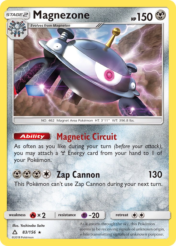 Magnézone (83/156) (Exclusivité Kit Pré-Lancement) (Exclusivité Deck Thème) [Soleil et Lune : Ultra-Prisme]