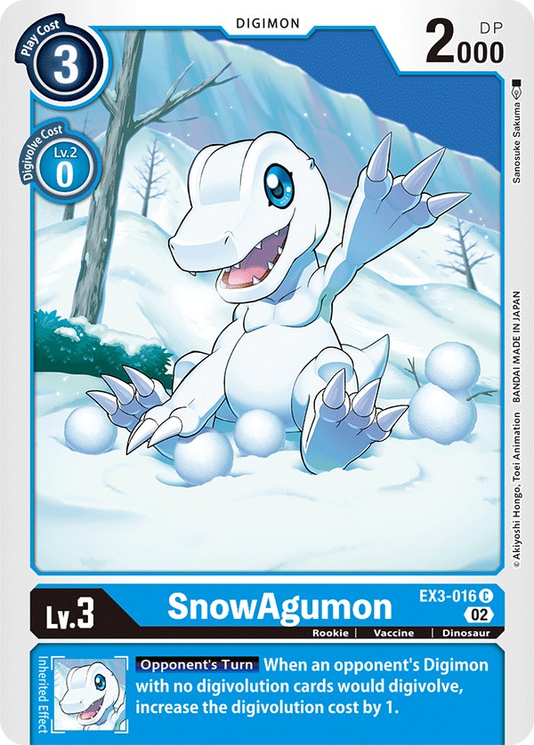 SnowAgumon [EX3-016] [Rugido Dracónico]