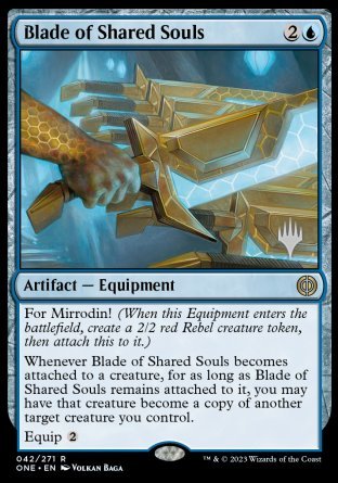 Hoja de almas compartidas (paquete promocional) [Phyrexia: All Will Be One Promos]