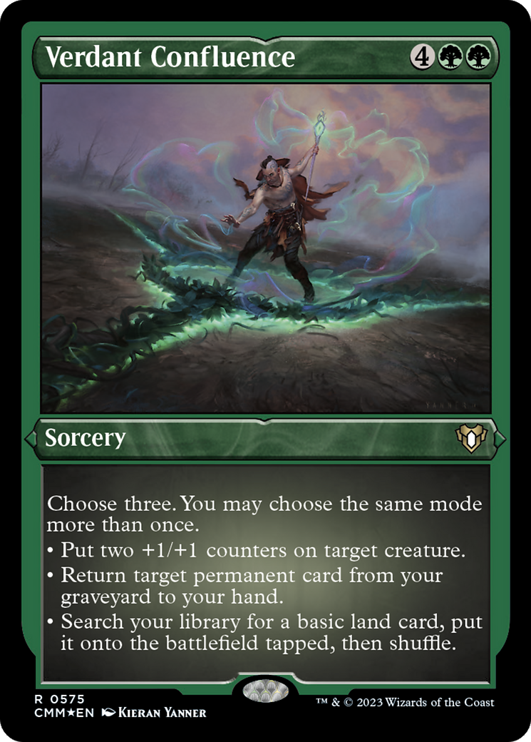 Confluence verdoyante (gravure à l'acide) [Commander Masters]