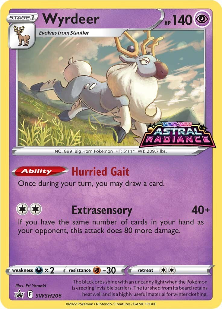 Wyrdeer (SWSH206) [Espada y Escudo: Black Star Promos]
