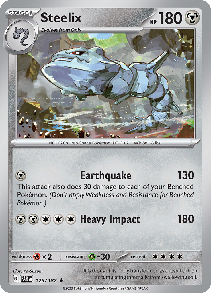 Steelix (125/182) [Écarlate et Violet : Paradoxe Temporel]
