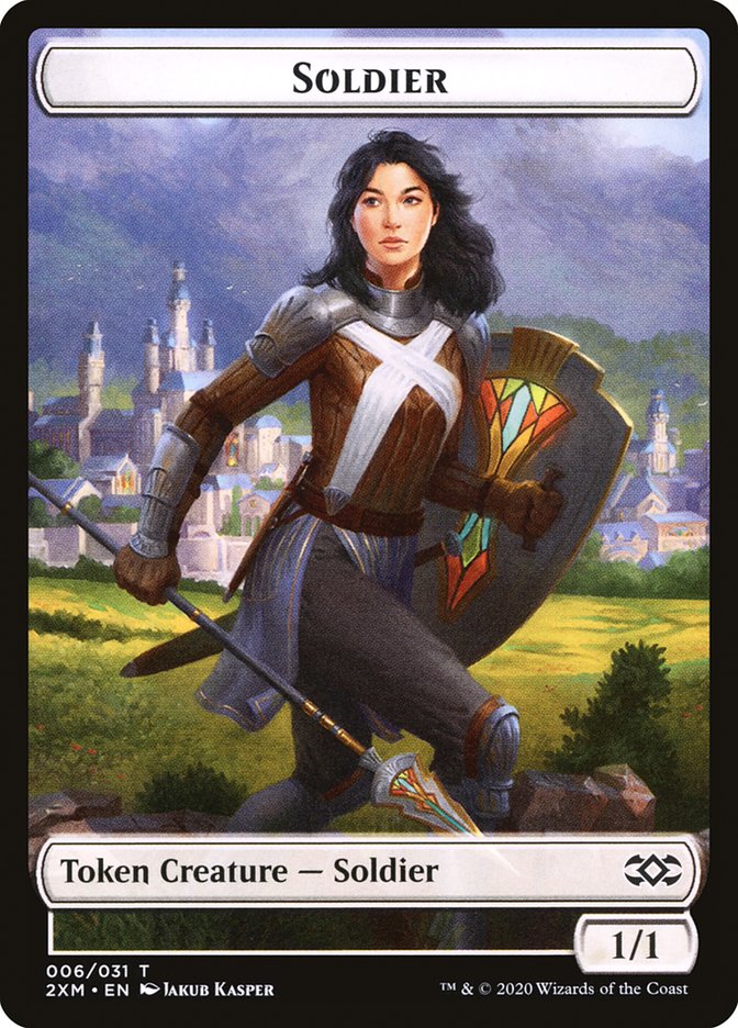 Jeton Soldat [Tokens Double Masters]