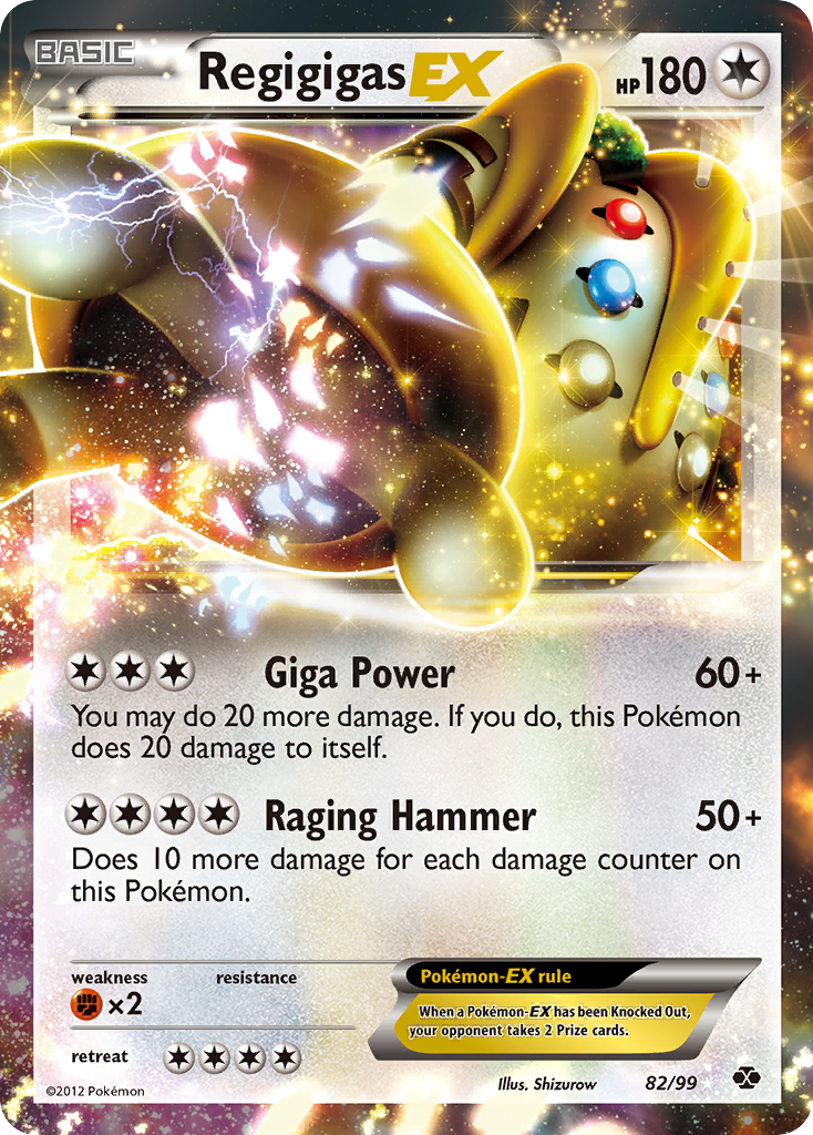 Regigigas EX (82/99) [Noir & Blanc : Destinées Futures]