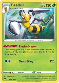 Beedrill (003/185) [Espada y Escudo: Voltaje Vívido]