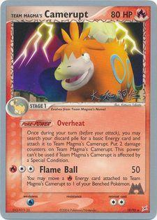 Camérupt du Team Magma (19/95) (Esprit Magma - Tsuguyoshi Yamato) [Championnats du Monde 2004]