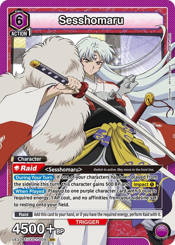 Image for Sesshomaru (009) (UE23BT/IYS-1-009) (UE23BT) - Union Arena