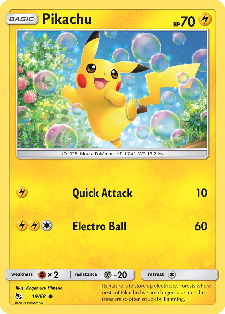 Pikachu (19/68) [Soleil et Lune : Destinées Occultes]