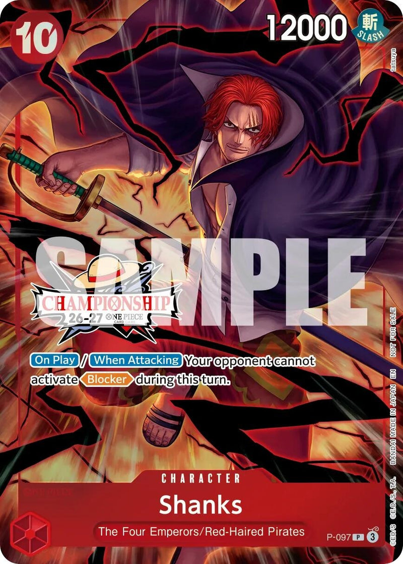 Image for Shanks (CS 26-27 Event Pack) (P-097) (OP-PR) - One Piece Card Game