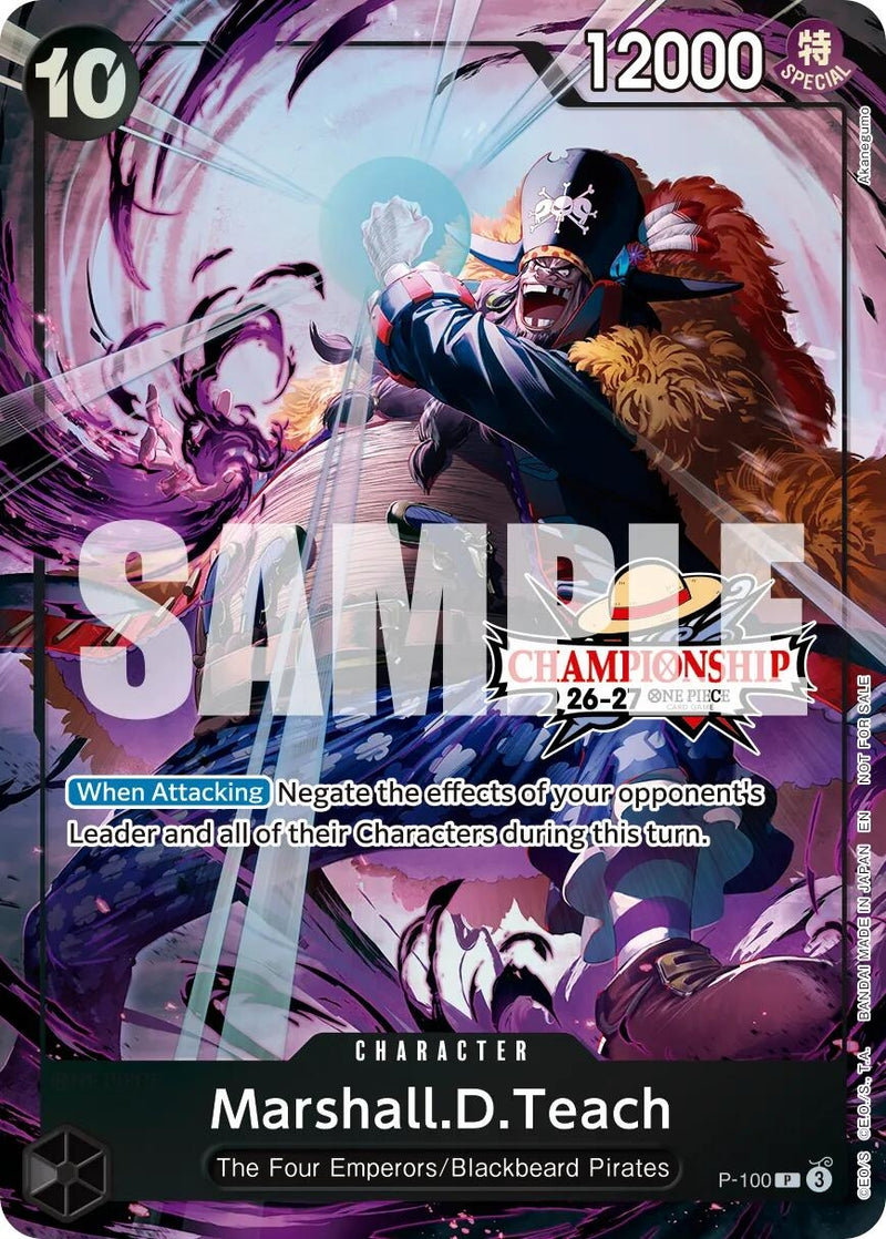 Image for Marshall.D.Teach (CS 26-27 Event Pack) (P-100) (OP-PR) - One Piece Card Game