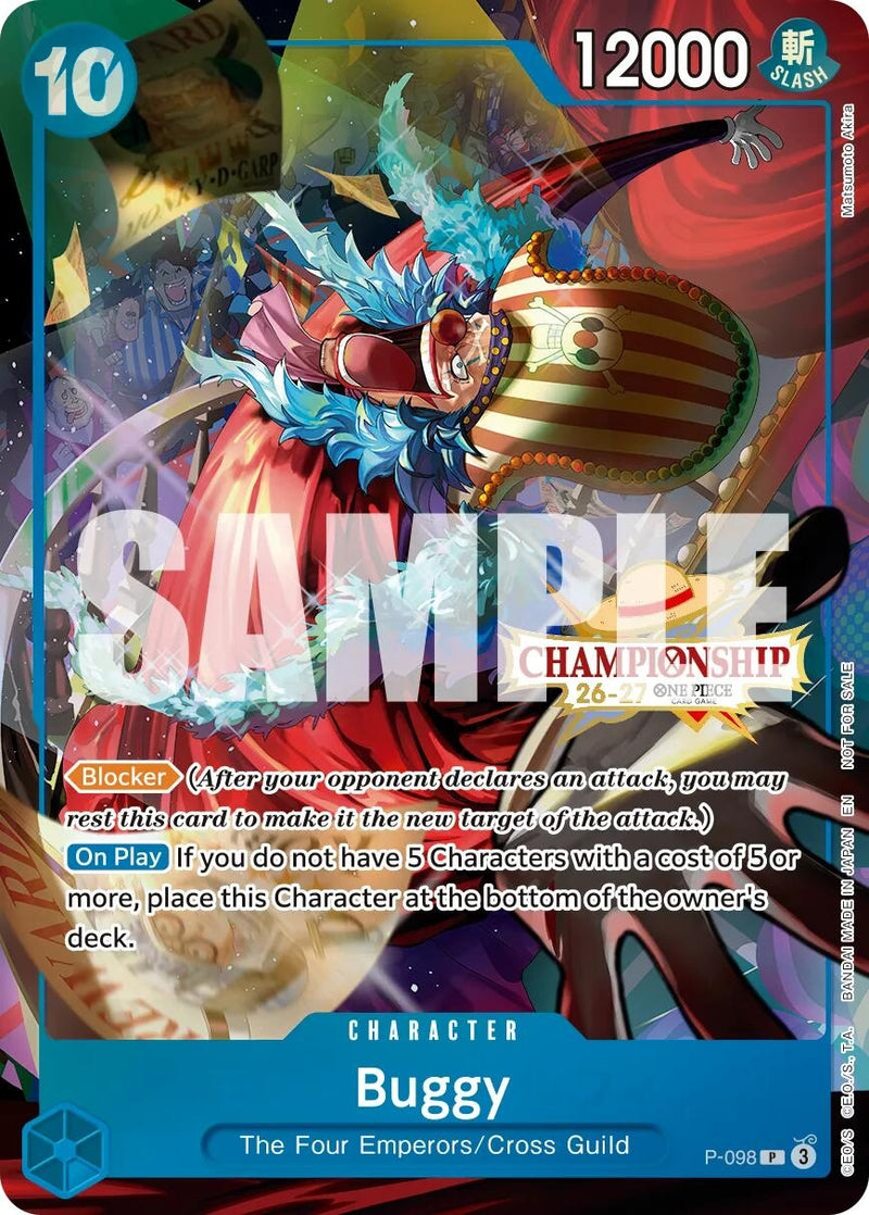 Image for Buggy (CS 26-27 Event Pack Finalist Ver.) (P-098) (OP-PR) - One Piece Card Game