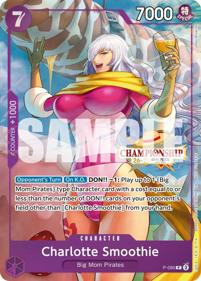 Image for Charlotte Smoothie (CS 26-27 Event Pack Finalist Ver) (P-090) (OP-PR) - One Piece Card Game