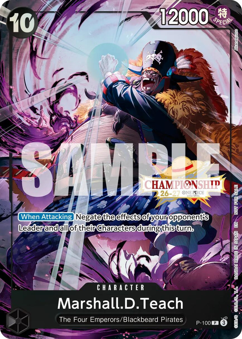 Marshall.D.Teach (CS 26-27 Event Pack Finalist Ver.) [One Piece Promotion Cards]