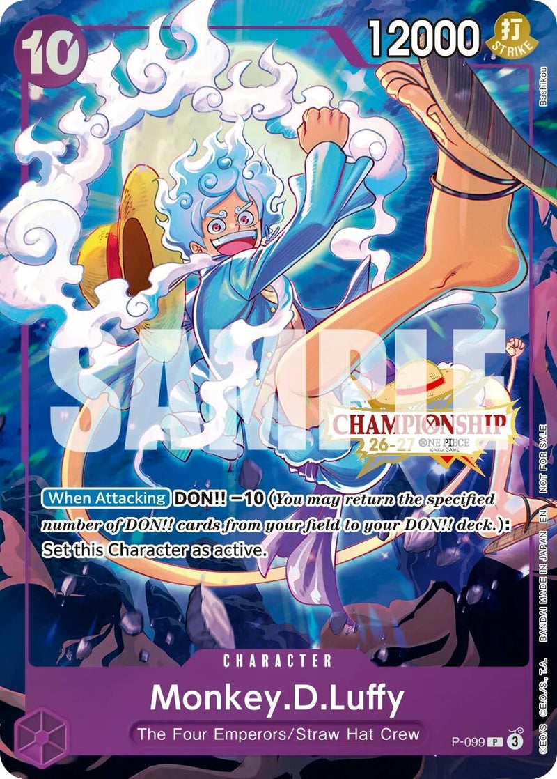 Image for Monkey.D.Luffy (CS 26-27 Event Pack Finalist Ver.) (P-099) (OP-PR) - One Piece Card Game