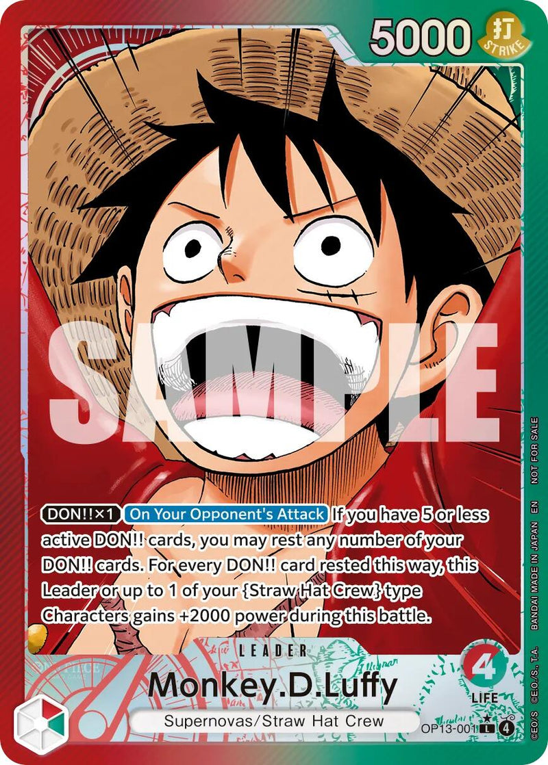 Monkey.D.Luffy (Jumbo) [One Piece Promotion Cards]