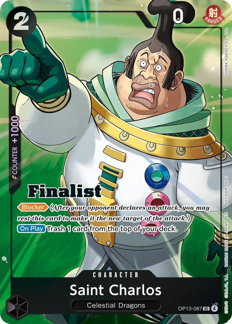 Image for Saint Charlos (Finalist Card Set Vol. 1) (OP13-087) (OP-PR) - One Piece Card Game