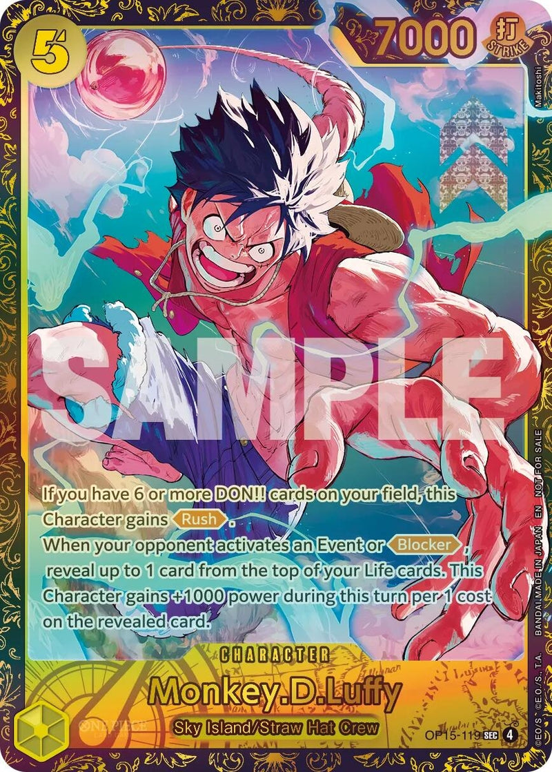 Image for Monkey.D.Luffy (OP15-119) (OP15-119) (OP-PR) - One Piece Card Game