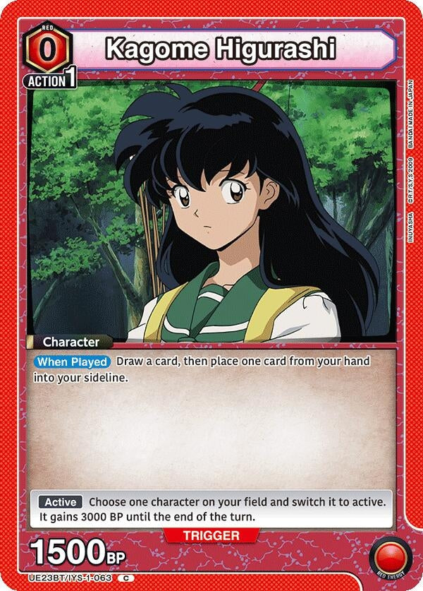 Image for Kagome Higurashi (063) (Box Topper Foil) (UE23BT/IYS-1-063) (UE23BT) - Union Arena