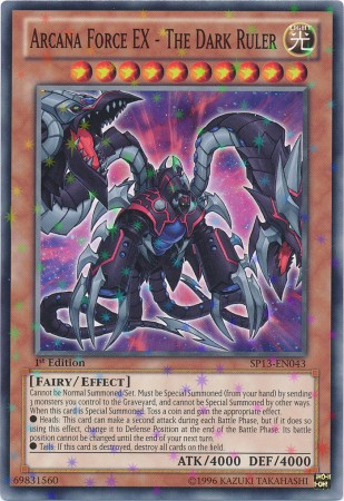 Force Arcane EX - Le Souverain Obscur [SP13-FR043] Starfoil Rare