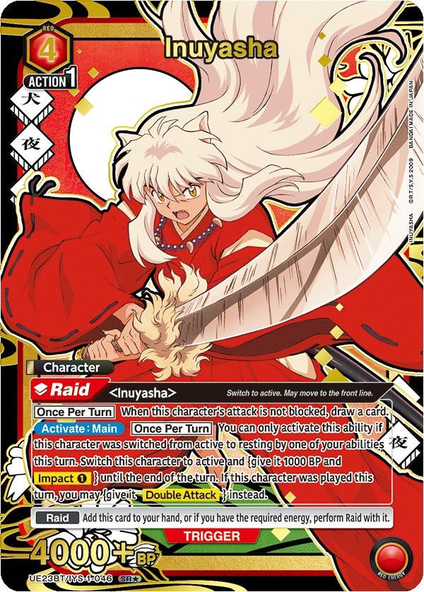 Image for Inuyasha (046) (SR*) (Box Topper Gold Foil) (UE23BT/IYS-1-046) (UE23BT) - Union Arena