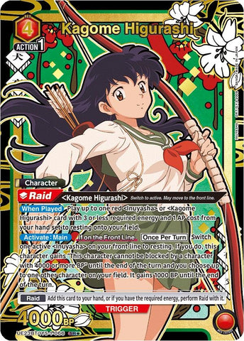Image for Kagome Higurashi (066) (SR*) (Box Topper Gold Foil) (UE23BT/IYS-1-066) (UE23BT) - Union Arena
