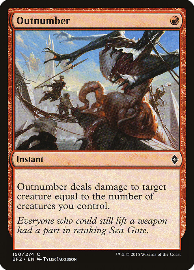 Dépasser en nombre [Bataille pour Zendikar]