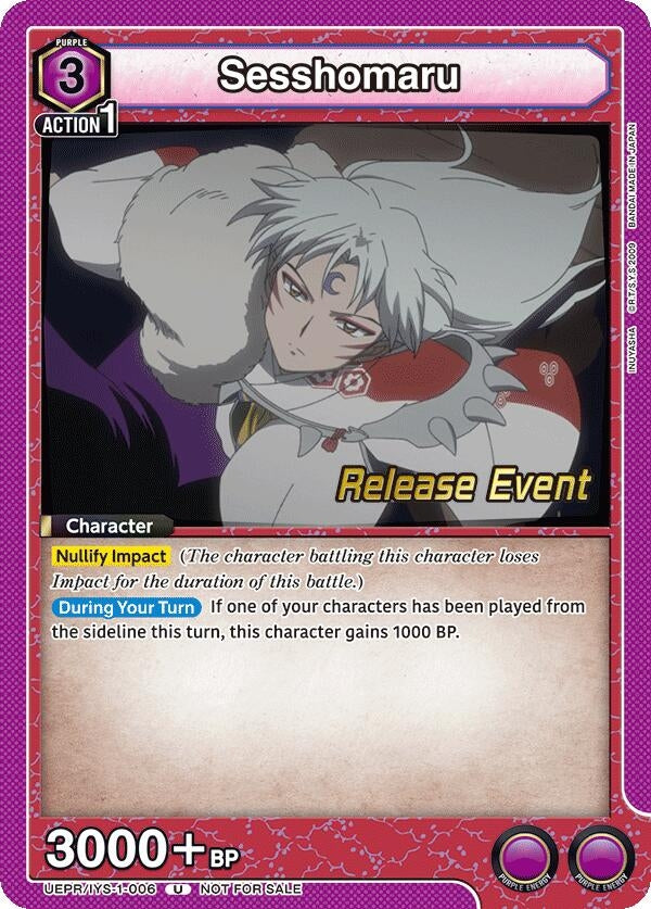 Image for Sesshomaru (006) (UEPR/IYS-1-006) (UE23BT_RE) - Union Arena