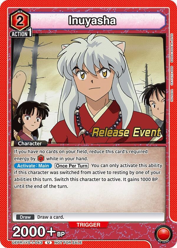 Image for Inuyasha (043) (UEPR/IYS-1-043) (UE23BT_RE) - Union Arena