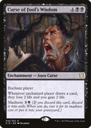Malédiction de la sagesse du fou [Commander 2019]