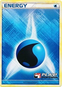 Énergie Eau (Promo Play Pokémon 2010) [Cartes de Ligue et de Championnat]