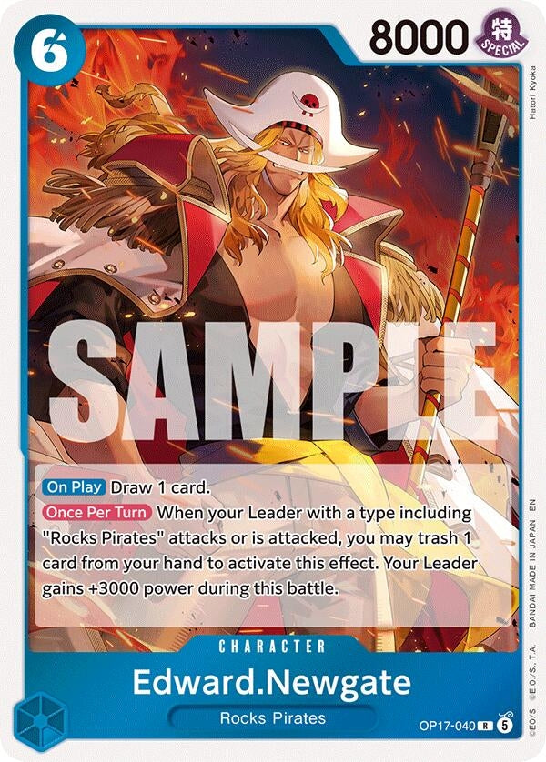 Image for Edward.Newgate (040) (OP17-040) (OP17) - One Piece Card Game