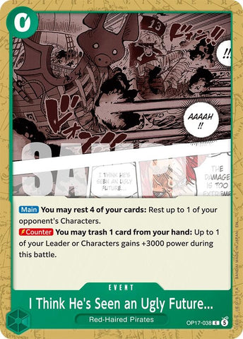 Image for I Think He's Seen an Ugly Future... (OP17-038) (OP17) - One Piece Card Game