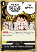 Image for I'm Luffy!! The Man Who Will Be King of the Pirates!! (OP17-096) (OP17) - One Piece Card Game