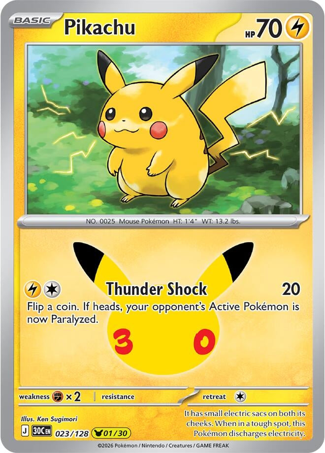 Image for Pikachu (30C) - Pokemon