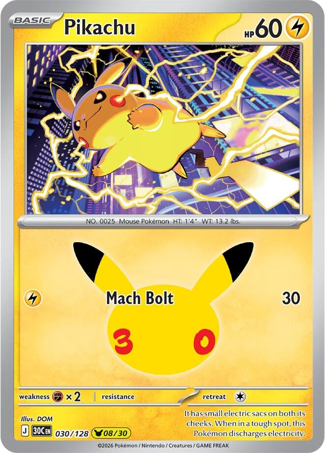 Image for Pikachu (30C) - Pokemon