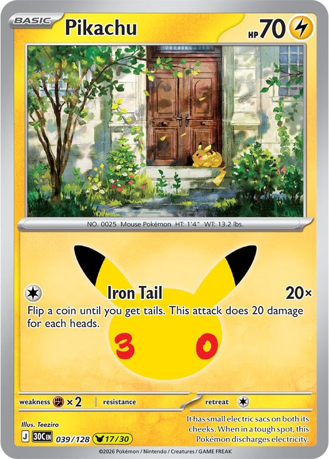 Image for Pikachu (30C) - Pokemon