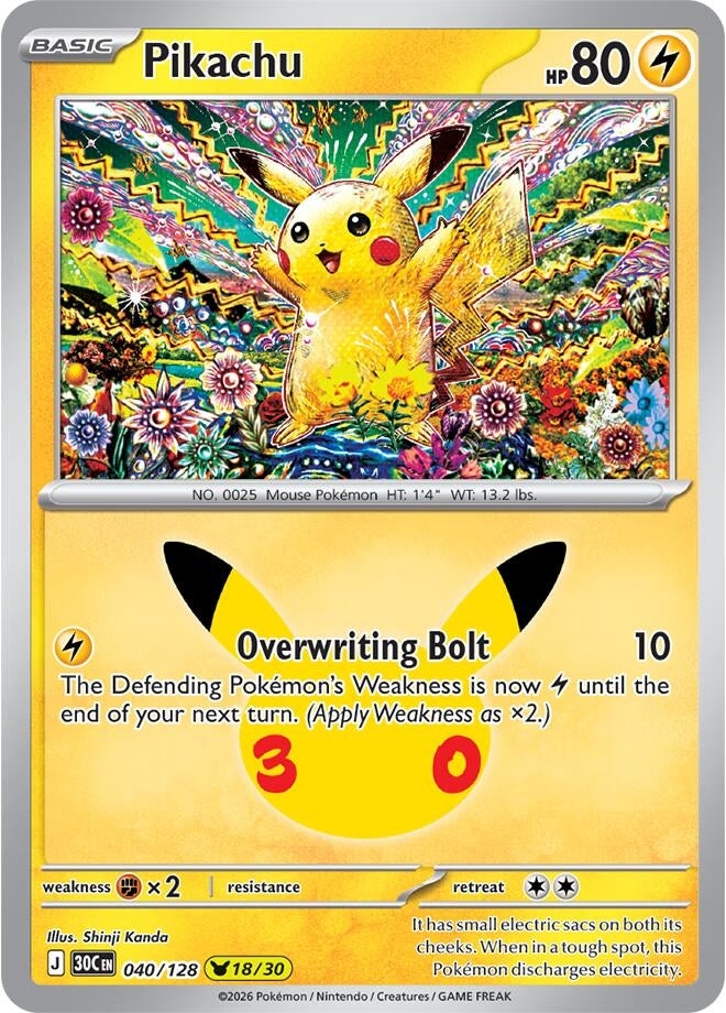 Image for Pikachu (30C) - Pokemon