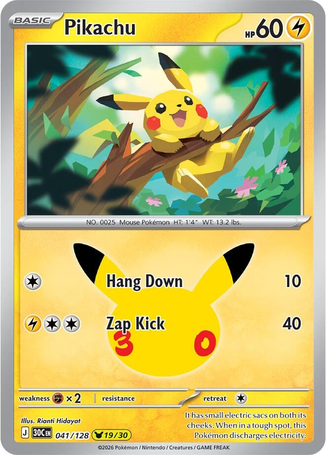 Image for Pikachu (30C) - Pokemon