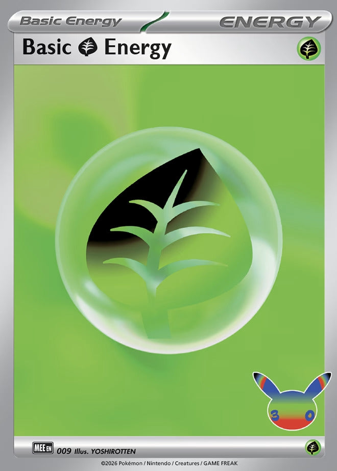 Image for Basic Grass Energy - 009 (30th Celebration) (MEE) - Pokemon